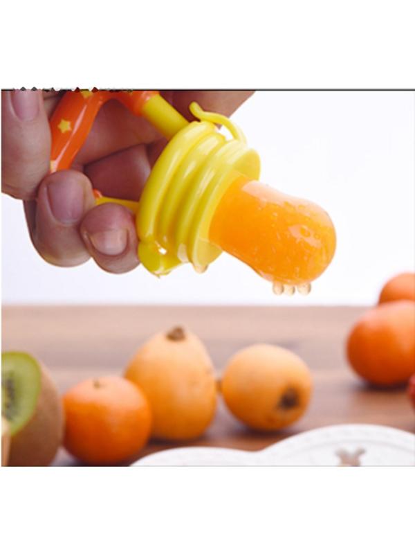 Ниблер для прикорма, с силиконовой сеточкой, цвет желтый