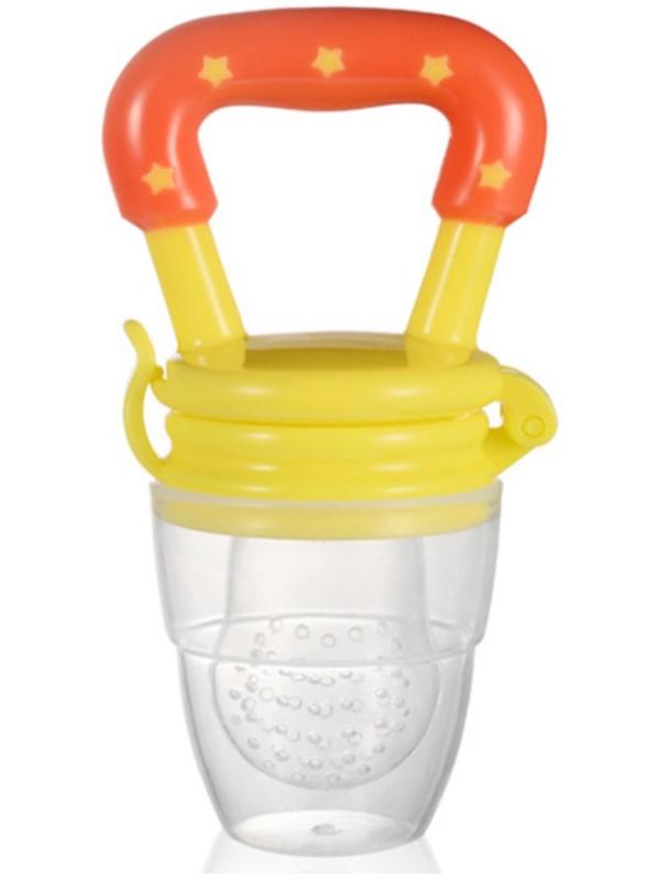 Ниблер для прикорма, с силиконовой сеточкой, цвет желтый