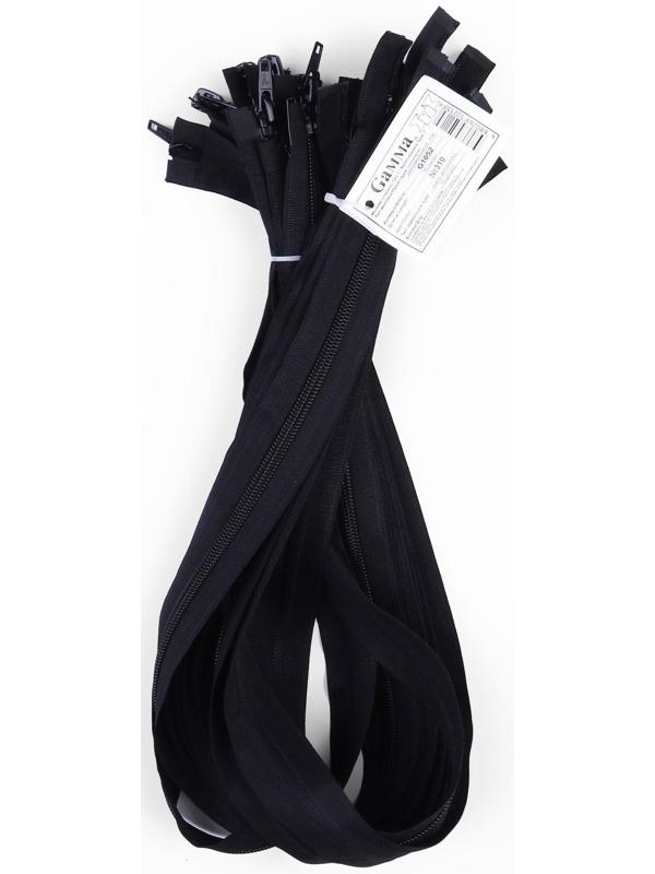 Молния разъёмная «Спираль», №7, 2 бегунка, замки автомат, 75 см, цвет чёрный