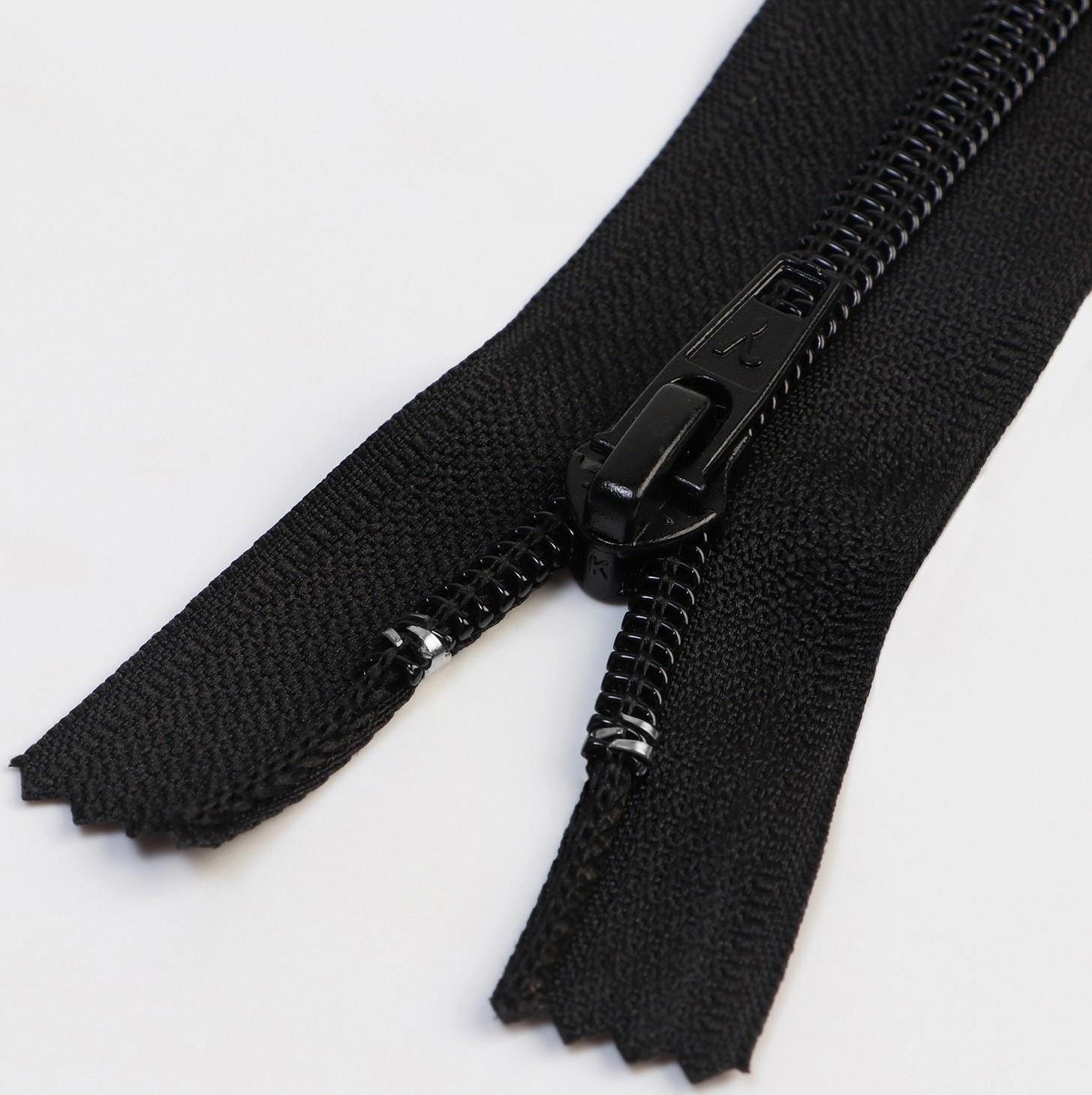 Молния «Спираль», №7, разъёмная, 2 бегунка, замки автомат, 90 см, цвет чёрный