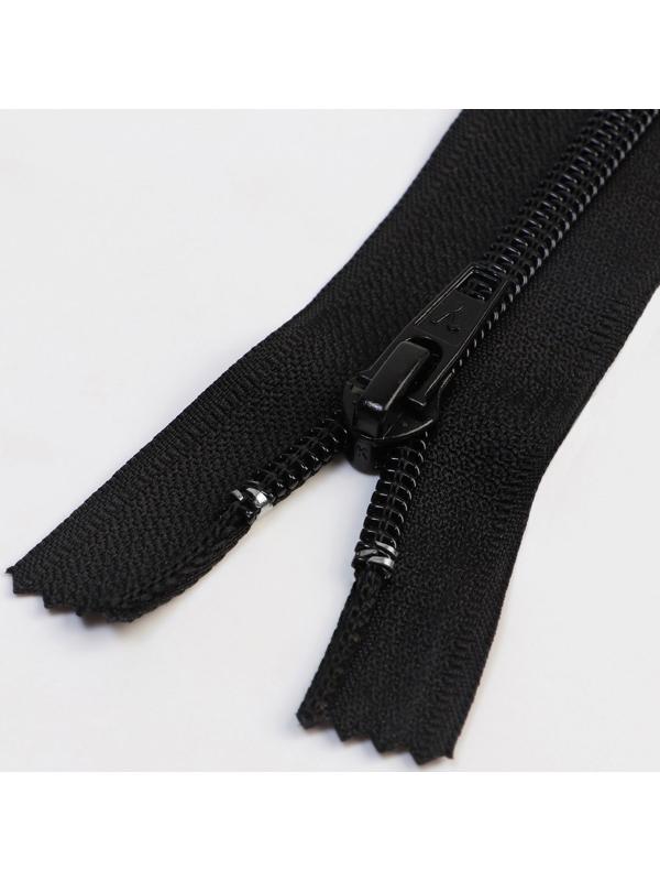 Молния «Спираль», №7, разъёмная, 2 бегунка, замки автомат, 90 см, цвет чёрный