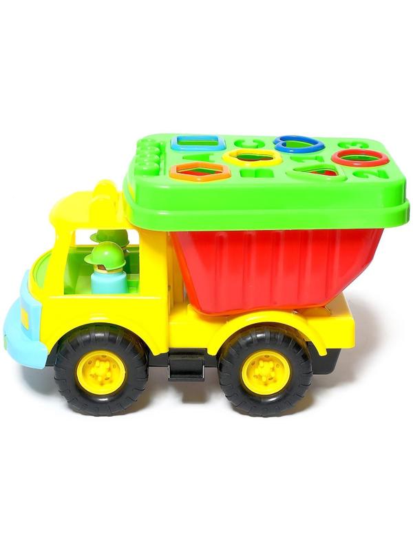 Развивающая игрушка-сортер «Машинка путешествие», 23 предмета