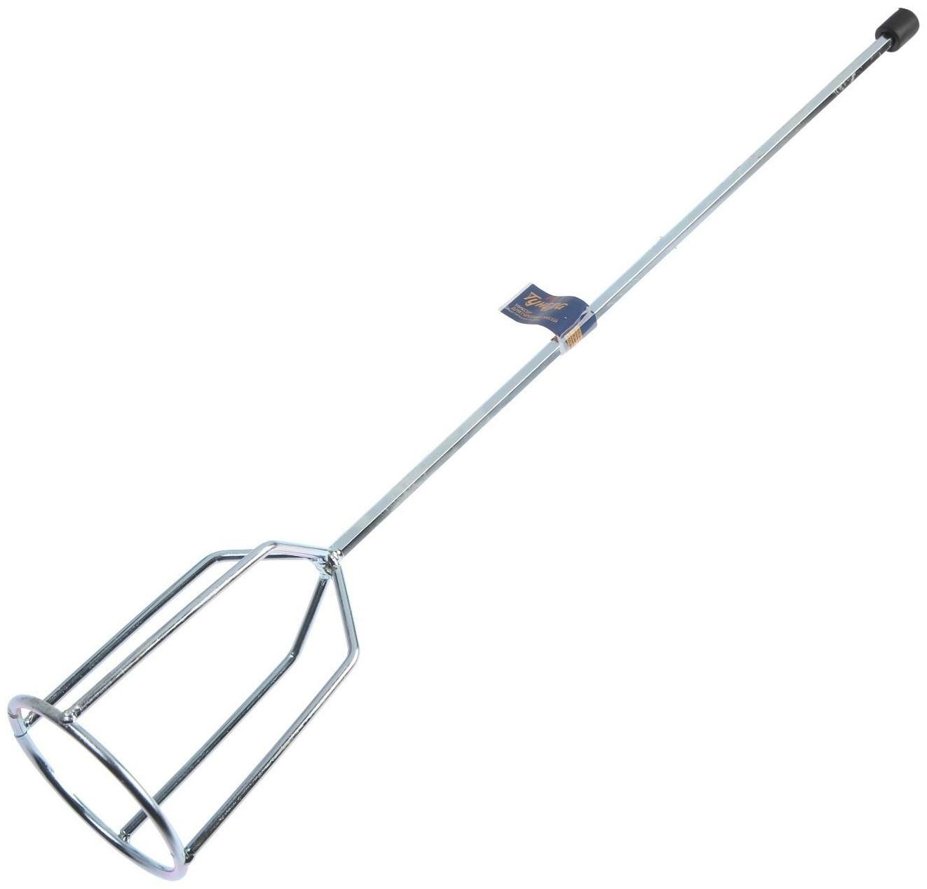 Миксер для гипсовых смесей ТУНДРА, шестигранный хвостовик, 100 х 8 х 600 мм