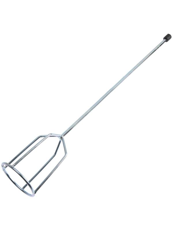 Миксер для гипсовых смесей ТУНДРА, шестигранный хвостовик, 100 х 8 х 600 мм