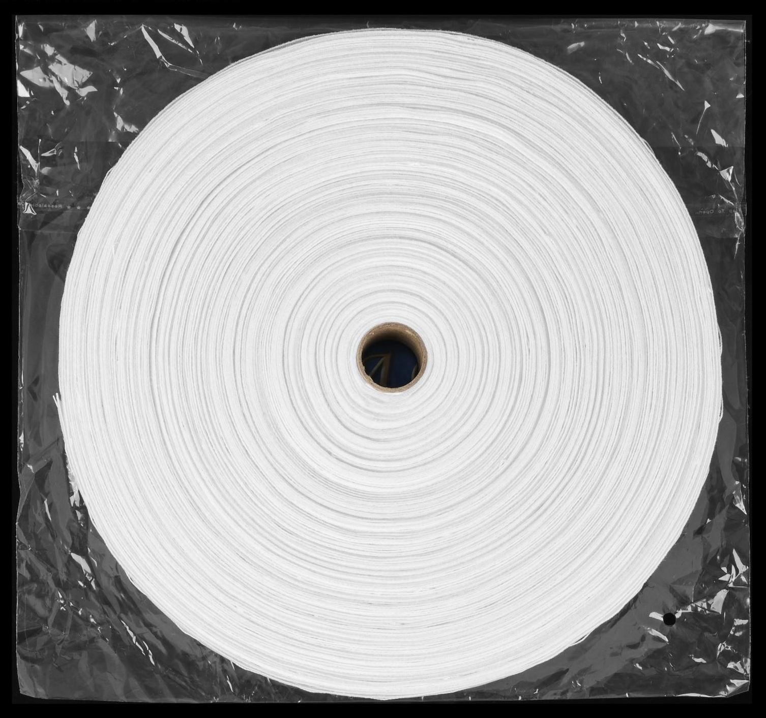 Шторная лента классическая, матовая, 4 см, 100 ± 1 м, цвет белый