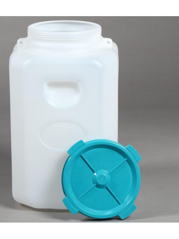 Бочка пищевая, 50 л, горловина 21.5 см, с крышкой