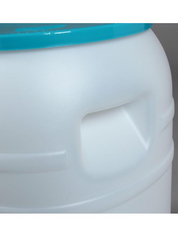 Бочка пищевая, 35 л, горловина 25 см, с крышкой, цвет МИКС