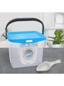 Контейнер для стирального порошка, 6 л, цвет голубая лагуна