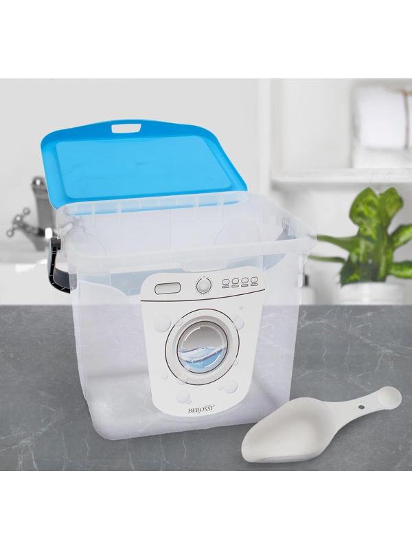 Контейнер для стирального порошка, 6 л, цвет голубая лагуна