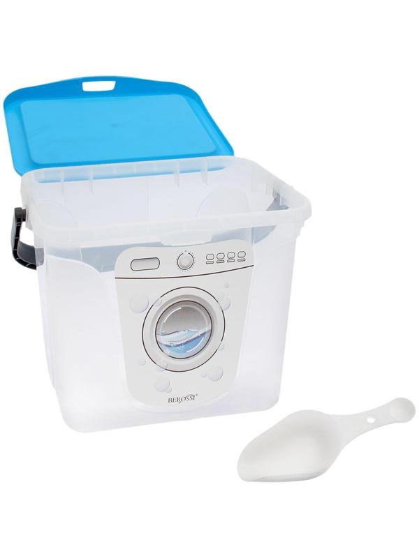 Контейнер для стирального порошка, 6 л, цвет голубая лагуна
