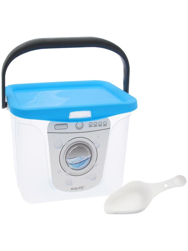 Контейнер для стирального порошка, 6 л, цвет голубая лагуна