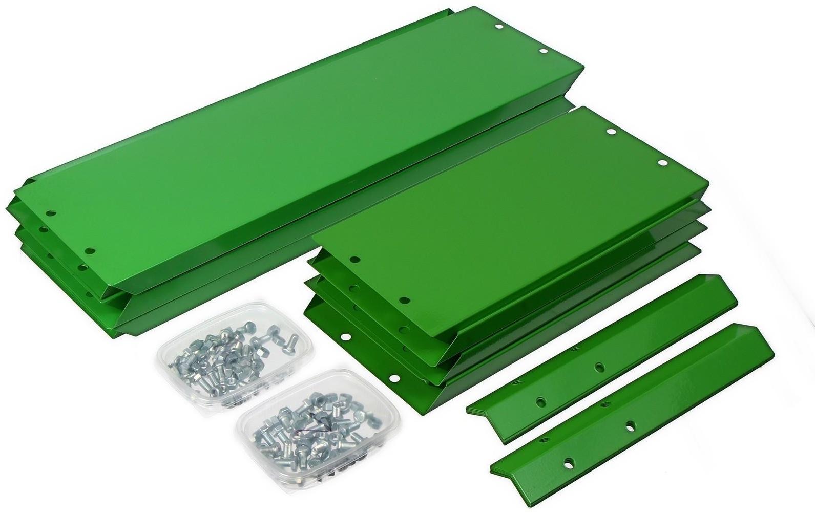 Клумба оцинкованная, 2 яруса, d = 60–80 см, h = 30 см, ярко-зелёная, Greengo