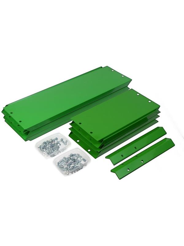 Клумба оцинкованная, 2 яруса, d = 60–80 см, h = 30 см, ярко-зелёная, Greengo