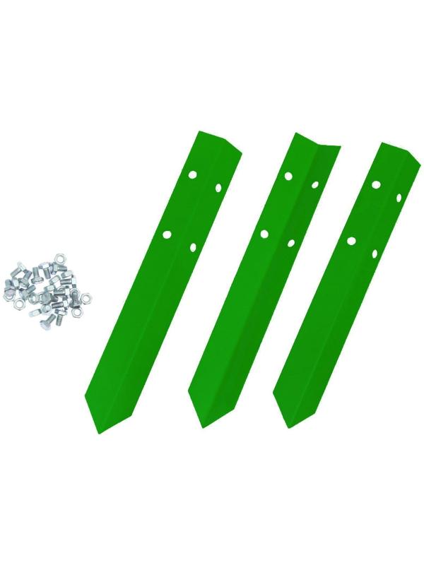 Клумба оцинкованная, 2 яруса, d = 60–80 см, h = 30 см, ярко-зелёная, Greengo