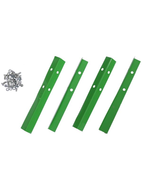 Грядка оцинкованная, 195 × 100 × 15 см, зелёная, Greengo