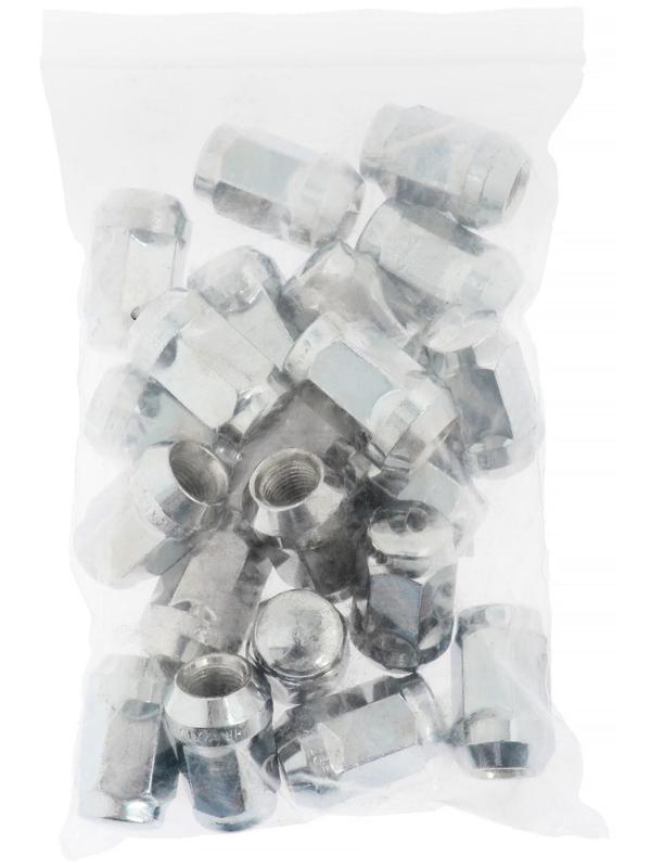 Гайка колесная 12×1.25 под ключ 19 мм, конус, закрытая, хром, фасовка 20 шт