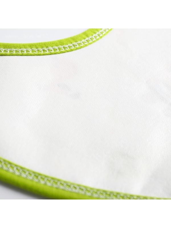 Нагрудник-бандана/слюнявчик для кормления непромокаемый на кнопке, для мальчика, МИКС