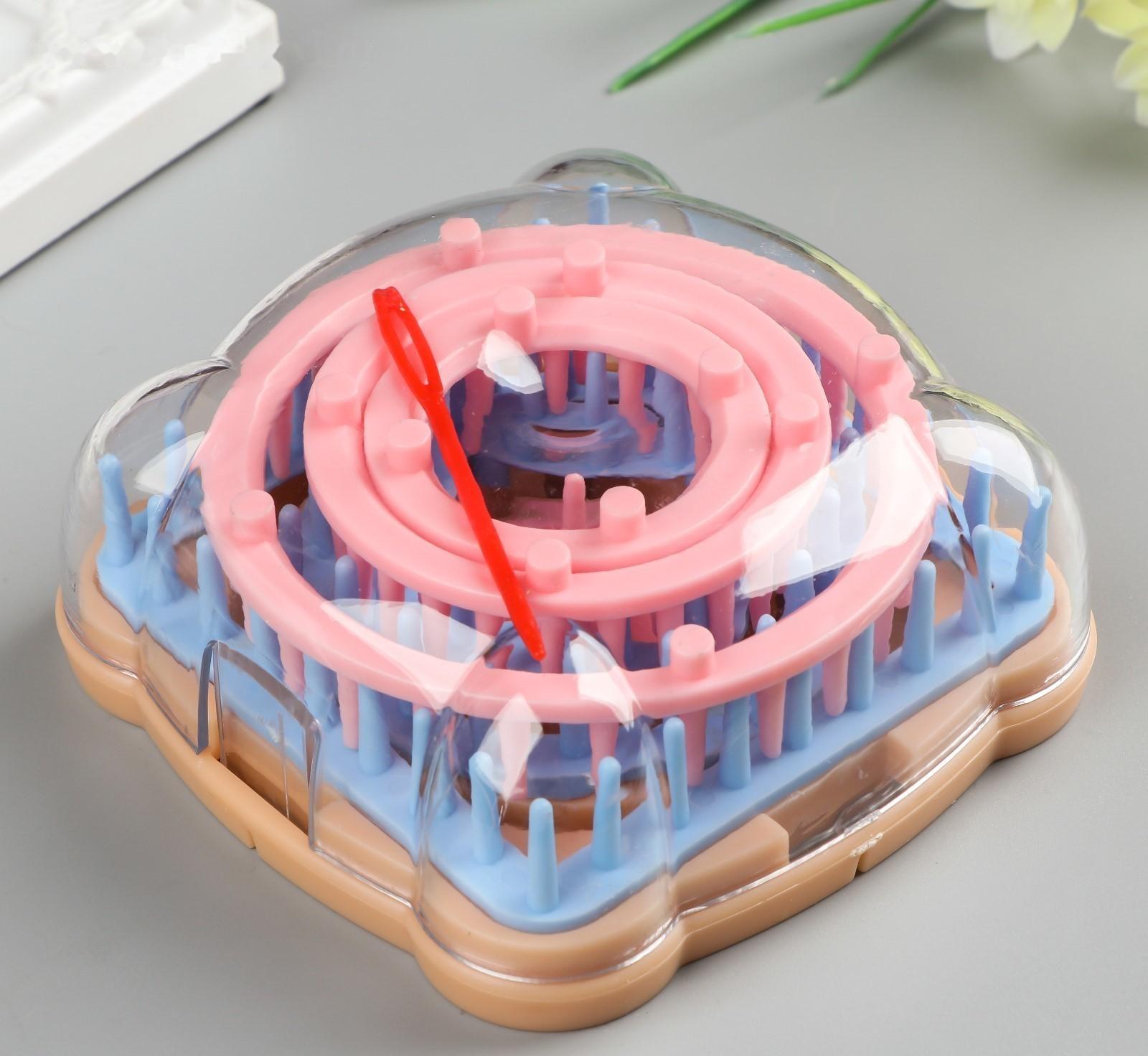 Набор для создания цветов диаметром 4,5-9 см (6 рамок+игла)