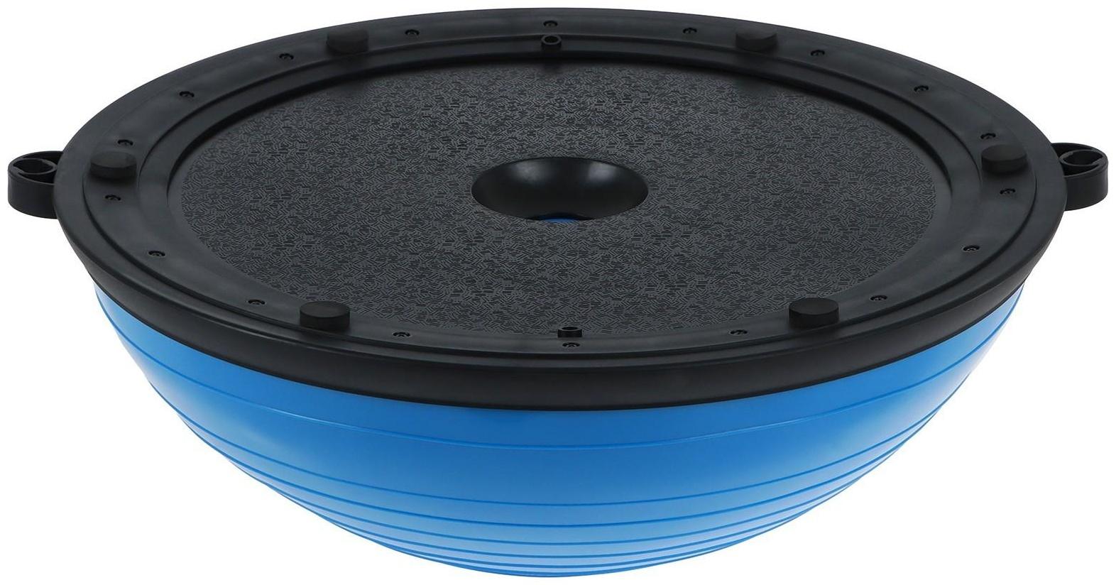 Полусфера BOSU гимнастическая 55 х 25 см, с насосом, цвет синий