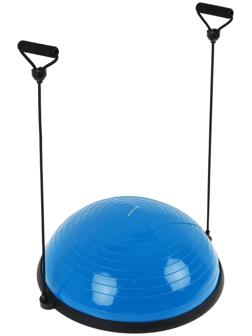 Полусфера BOSU гимнастическая 55 х 25 см, с насосом, цвет синий