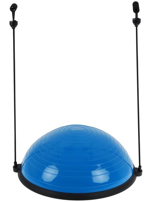 Полусфера BOSU гимнастическая 55 х 25 см, с насосом, цвет синий