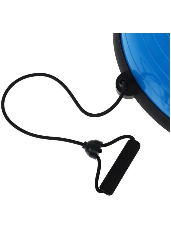 Полусфера BOSU гимнастическая 55 х 25 см, с насосом, цвет синий