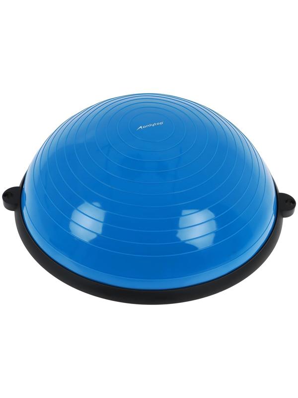 Полусфера BOSU гимнастическая 55 х 25 см, с насосом, цвет синий