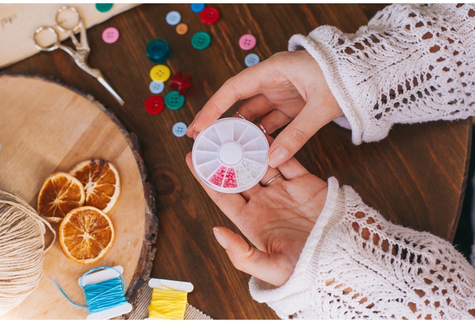 Органайзер для декора «Карусель», 12 отделений, d = 6 × 0,8 см