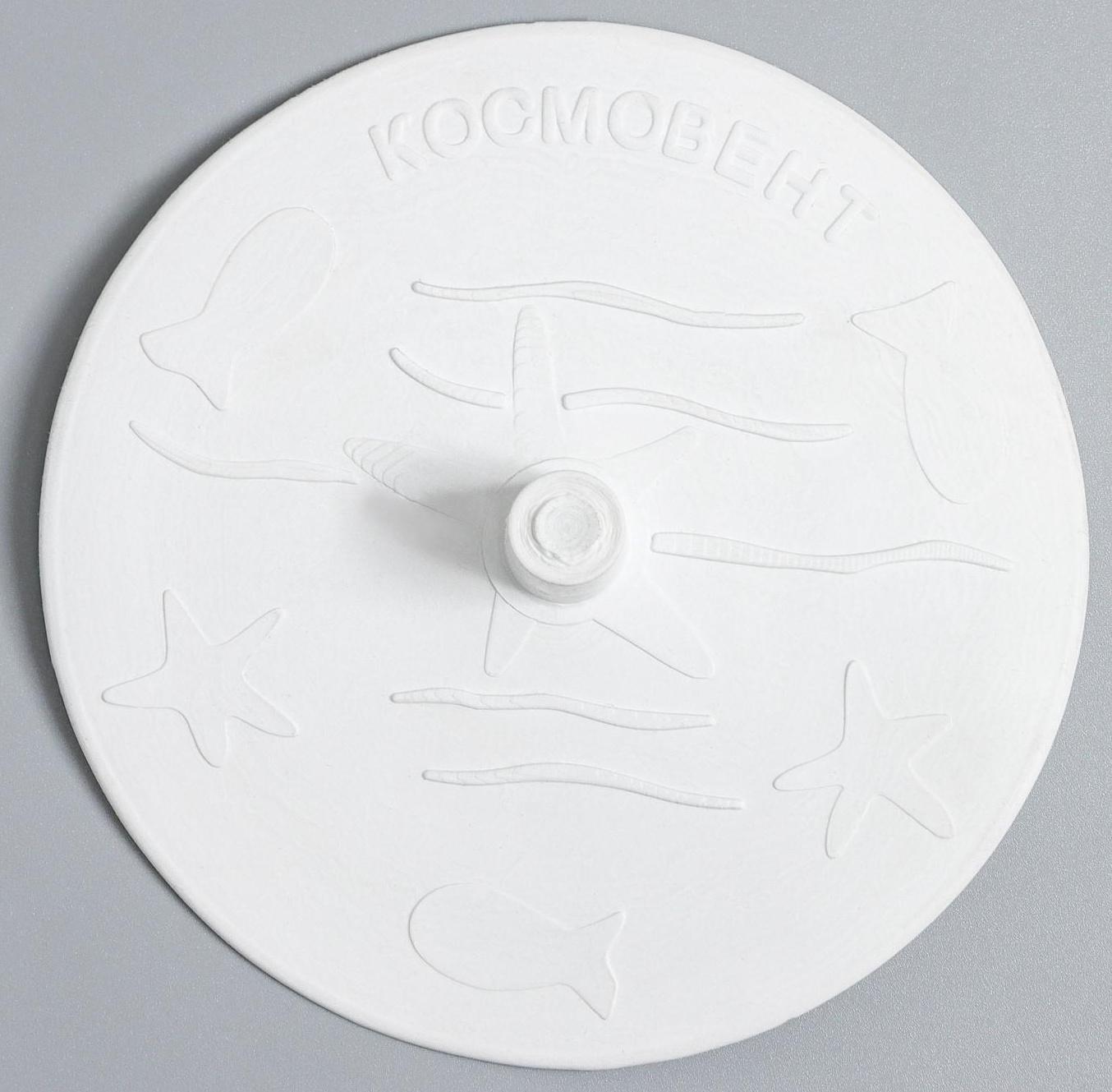 Пробка присоска, d=10,3 см, универсальная, цвет МИКС