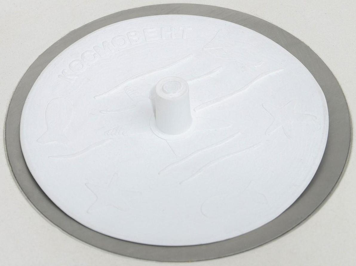 Пробка присоска, d=10,3 см, универсальная, цвет МИКС