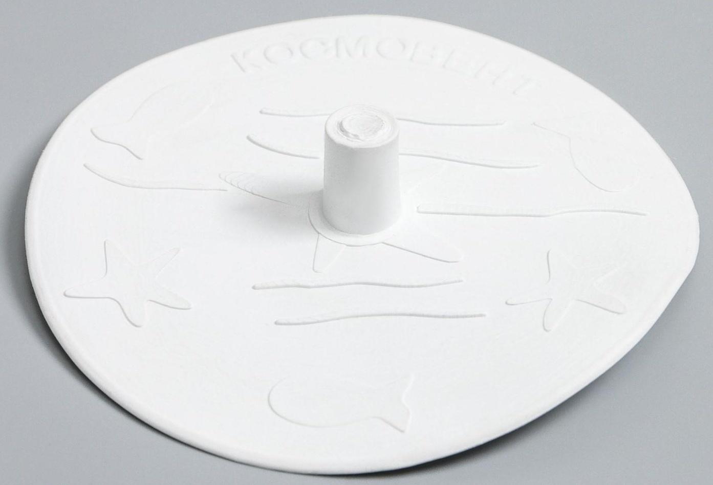 Пробка присоска, d=10,3 см, универсальная, цвет МИКС