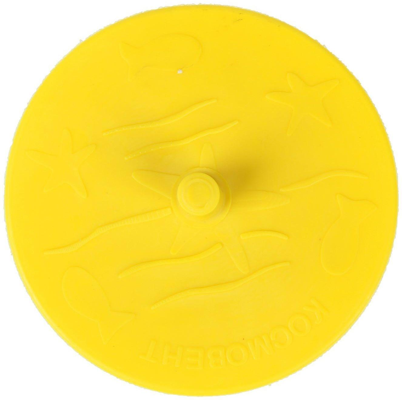 Пробка присоска, d=10,3 см, универсальная, цвет МИКС