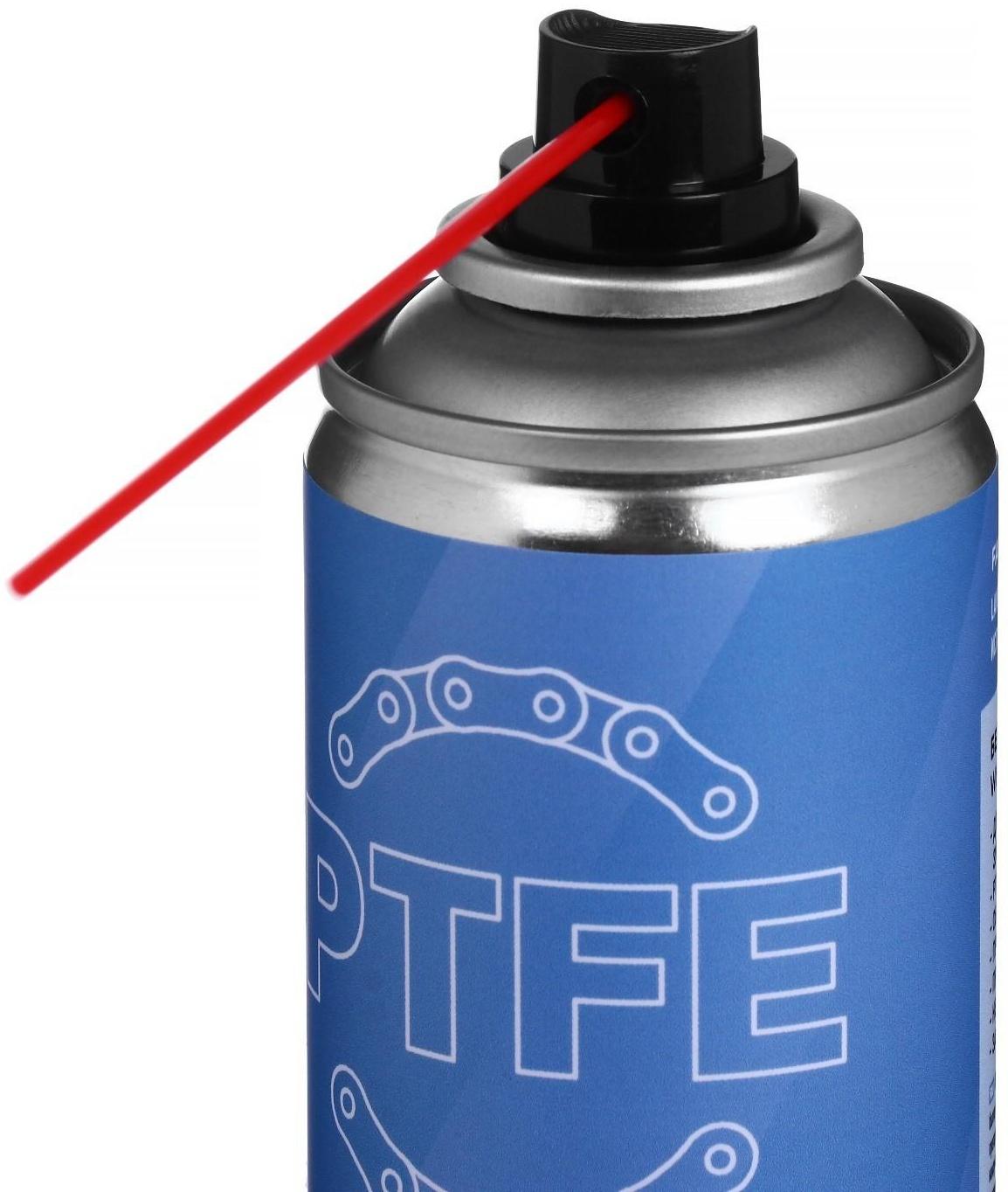 Цепная смазка LAVR белая, с PTFE, 400 мл, аэрозоль Ln1741