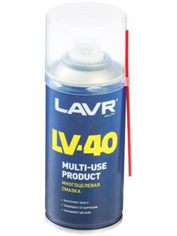 Многоцелевая смазка LAVR Multipurpose grease LV-40, 210 мл, аэрозоль, Ln1484