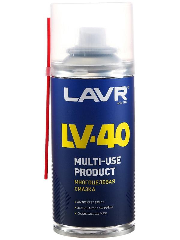 Многоцелевая смазка LAVR Multipurpose grease LV-40, 210 мл, аэрозоль, Ln1484