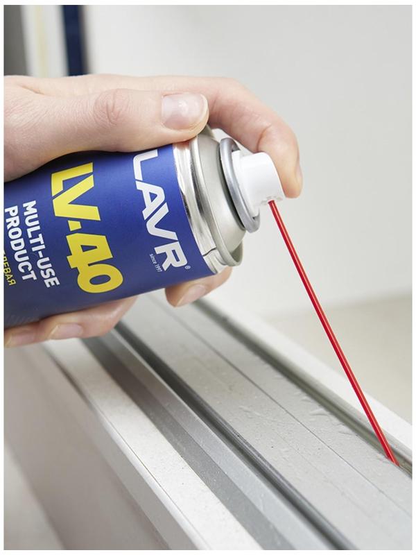 Многоцелевая смазка LAVR Multipurpose grease LV-40, 210 мл, аэрозоль, Ln1484