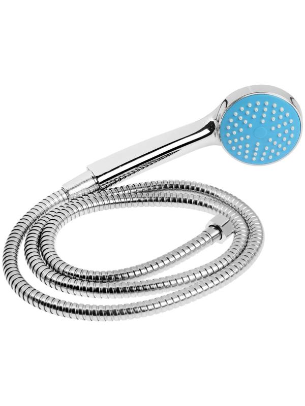 Cмеситель для ванны Accoona A7182M, двухвентильный, синий/хром