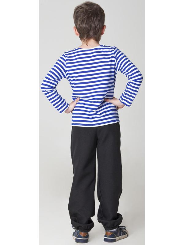 Карнавальная тельняшка-фуфайка военного, детская, р. 32, рост 122 см