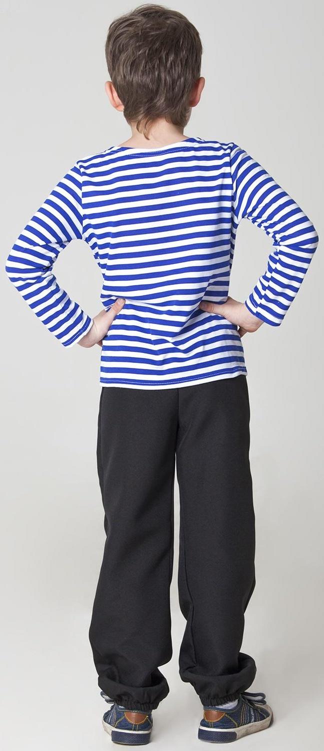 Карнавальная тельняшка-фуфайка военного, детская, р. 34, рост 128 см