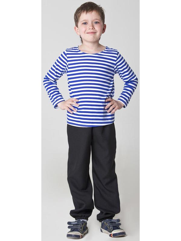 Карнавальная тельняшка-фуфайка военного, детская, р. 34, рост 128 см