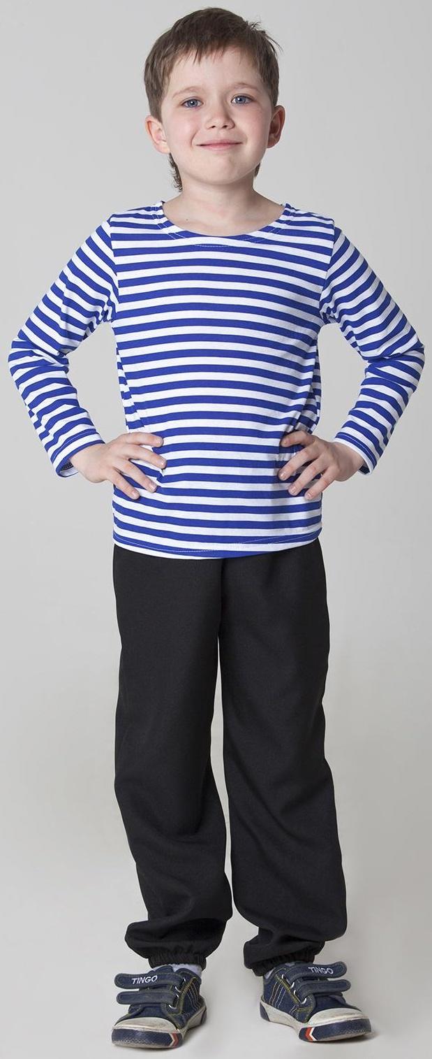 Карнавальная тельняшка-фуфайка военного, детская, р. 38, рост 146 см