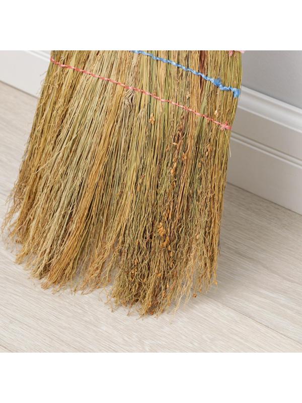 Веник трёхпрошивной «Сорго», 330 г, 90 см, цвет МИКС