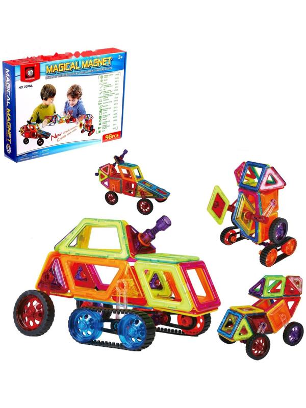 Конструктор магнитный «Магический магнит», 98 деталей