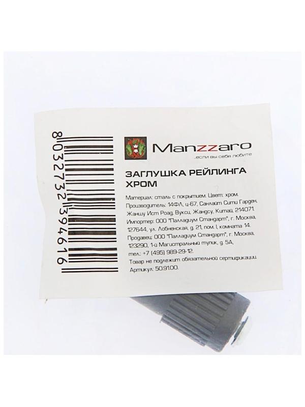 Заглушка рейлинга HD 50.91.00, цвет хром