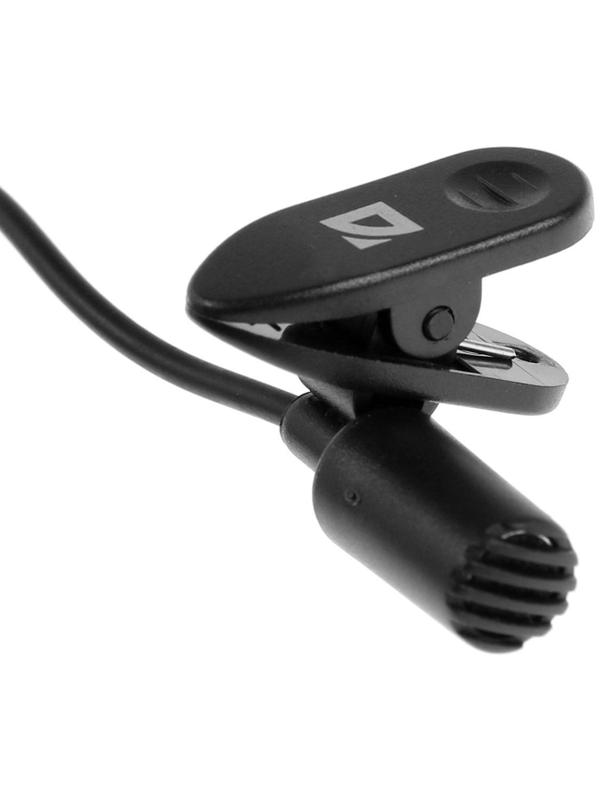 Микрофон Defender MIC-109, компьютерный, на прищепке, кабель 1.8 м, черный