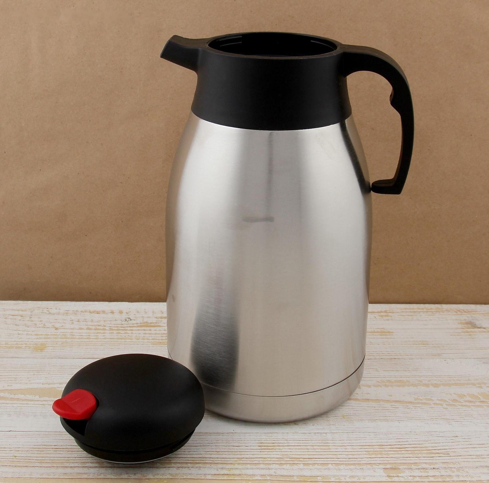 Термос-кофейник с полукруглой ручкой, 2000 мл