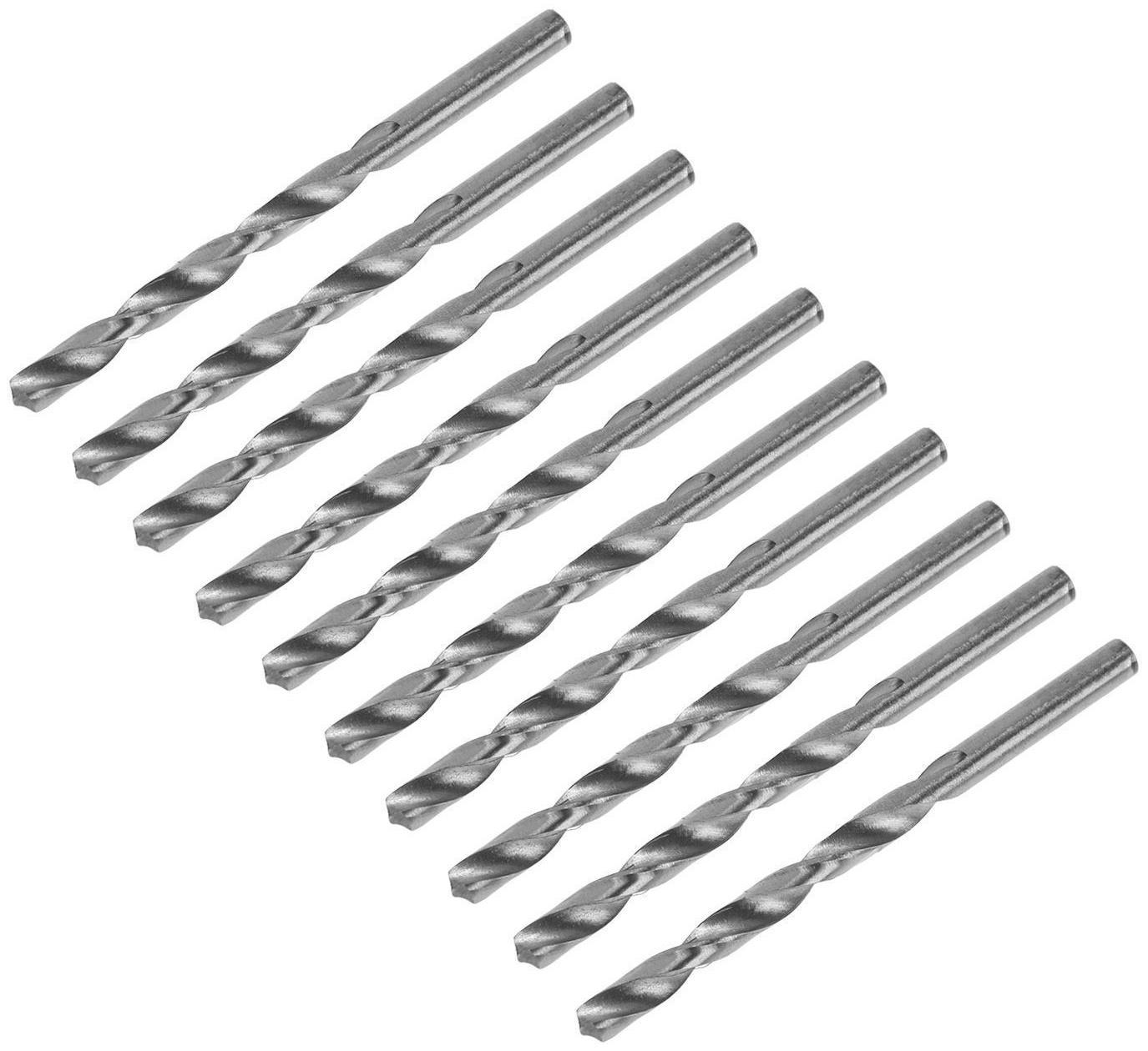 Сверло по металлу ЛОМ, HSS, цилиндрический хвостовик, 6.5 х 100 мм, 10 шт.