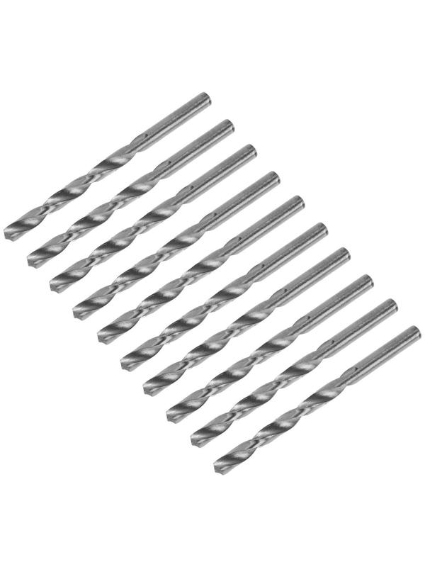 Сверло по металлу ЛОМ, HSS, цилиндрический хвостовик, 6.5 х 100 мм, 10 шт.