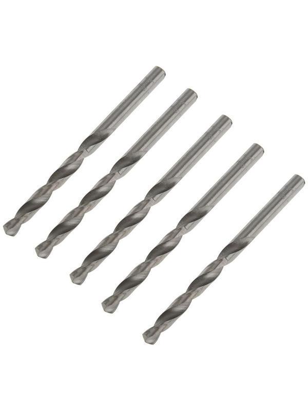 Сверло по металлу ЛОМ, HSS, цилиндрический хвостовик, 8 х 115 мм, 5 шт.