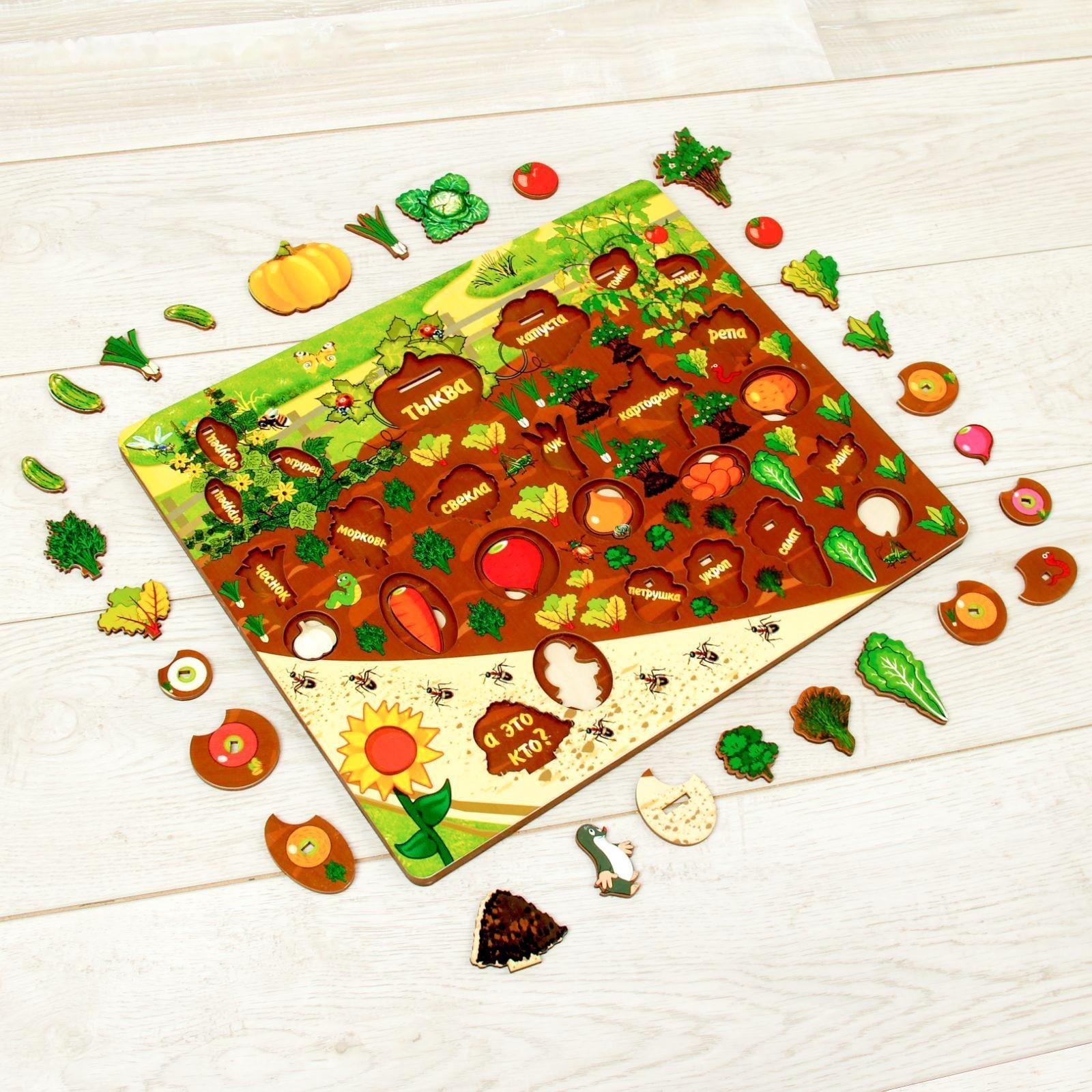 Набор «Овощи на грядке»